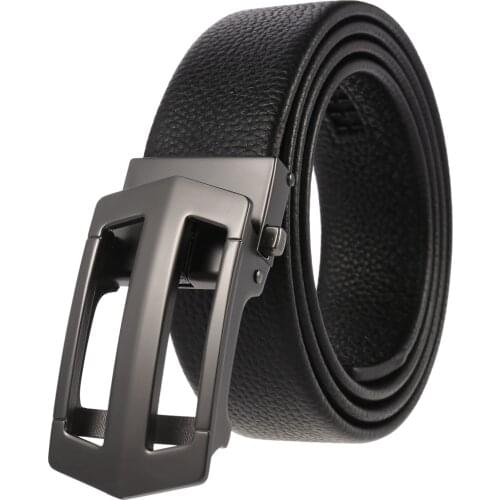 Mens Business casual fashion all-match leather trouser automatic buckle pure cowhy casual belts luxury brand designer gg belt
