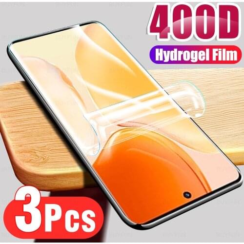 3Pcs Full Cover Soft Hydrogel Film For VIVO X70 Pro Screen Protection For VI VO X 70 X70Pro X70 VIVOX70 2021 Protector Not Glass