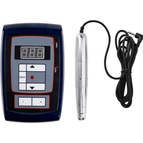 Tattoo Kit Power Supply Machine Pen Set with Tattoo Needles LCD Display Intelligent Digital Permanent Makeup Tattoo Rotary Gun