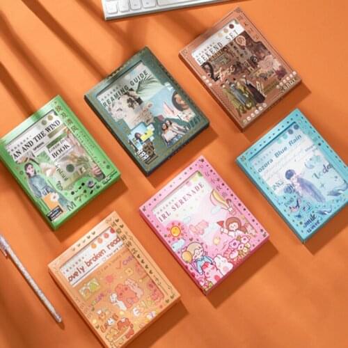 Kawaii Stickers Set Cute Girl Carving Knife Series Cartoon Material Diy Sticker Decoration for Scrapbooking Diary Book 50Pcs