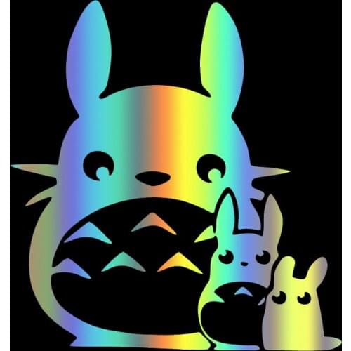 S51949# Various Sizes/Colors Car Stickers Vinyl Decal My Neighbor Totoro Motorcycle Decorative Accessories Creative