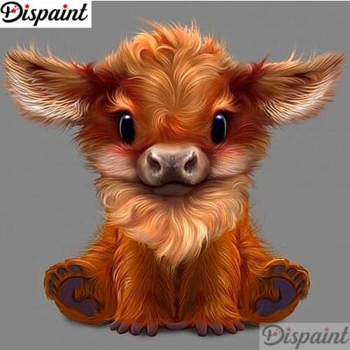 Dispaint Full Square/Round Drill 5D DIY Diamond Painting "Cartoon pig" Embroidery Cross Stitch 3D Home Decor A12332