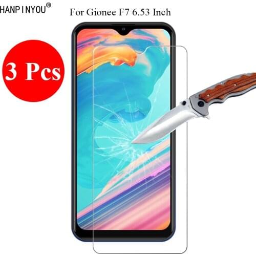 3 Pcs/Lot New 9H 2.5D Tempered Glass Screen Protector For Gionee F7 6.53" Protective Film + Clean Tools