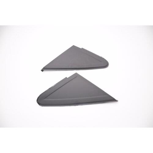 Pair Car body styling ABS Front Spoiler side triangle Molding Window bezel trim Sticks 2pcs for Ford Focus 2005-2011