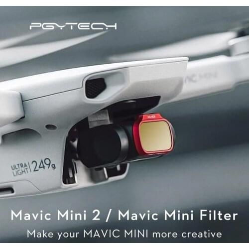 PGYTECH MAVIC MINI UV / CPL / ND8 / 16/32 / 64-PL filter professional quick installation double-sided super waterproof clear