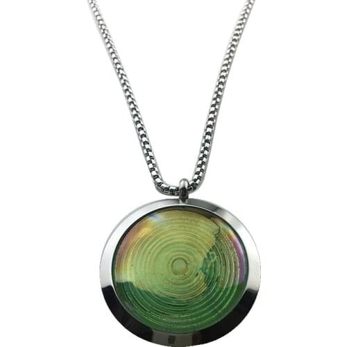 Newest Alpha Spin Pendant Bio Disc Quantum Necklace 3000CC Negative Ions Health Charm Jewelry for Women Men