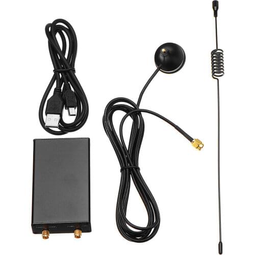 100khz-1.7ghz Full Band U/v HF Rtl-sdr USB Tuner Receiver/ R820t 8232 Radio with Antenna and USB Cable