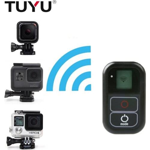 TUYU 0.8 Inch Waterproof Wireless Wifi Remote Control for Gopro Hero 5 6 4 3+/3 with USB Charger Cable Remote Go pro Accessory