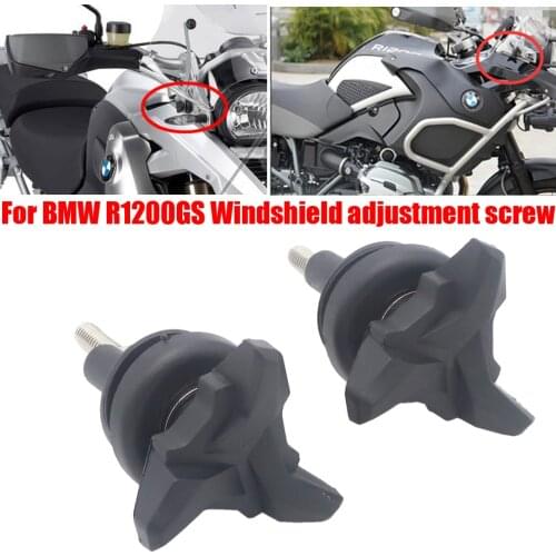 R1200GS ADV 04-17 Windshield Adjustment Screw WindScreen Mount Clip Clamp Bolt for BMW R 1200 GS 1200GS Adventure 2004-2017 2016