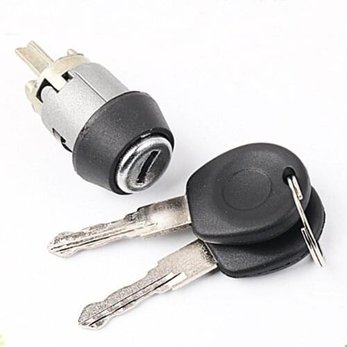Replacement Car Door Lock Ignition Cylinder Repair Kit With 2 Keys for Volkswagen Old Jetta Car accessories Locksmith Tool