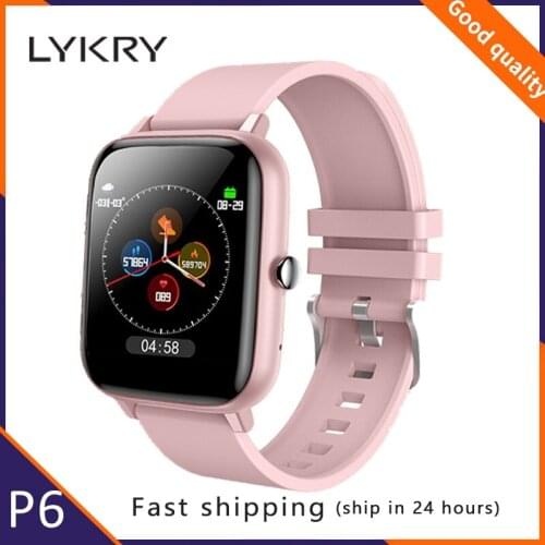 LYKRY 2021 Women Men Smart Watch Heart Rate Fitness Tracker Bracelet BT Call Waterproof Sport Smartwatch For Android IOS