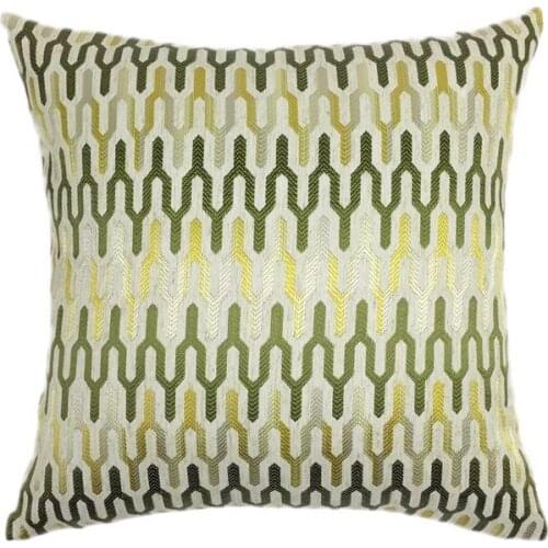 Contemporary Geometric Woven Jacquard Home Sofa Decorative Pillow Case Sofa Chair Cushion Cover 45x45cm 1pc/lot