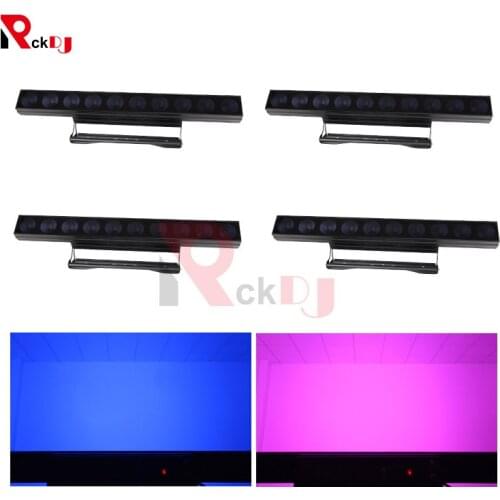 4pcs 10Dot 30W RGBW 4in1 COB High Power Wall Washer Led Bar Light Dmx Individual Control Dj Light For Stage Lighting