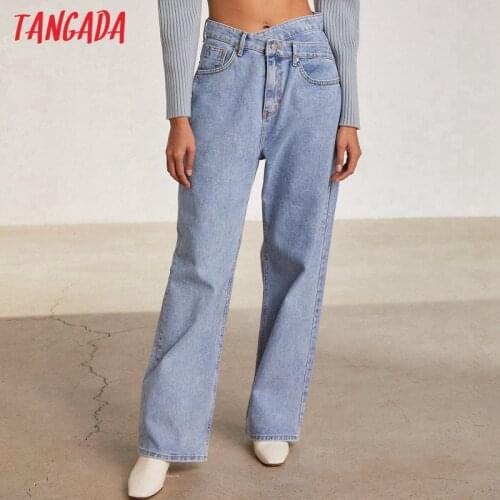 Tangada Womens High Jeans