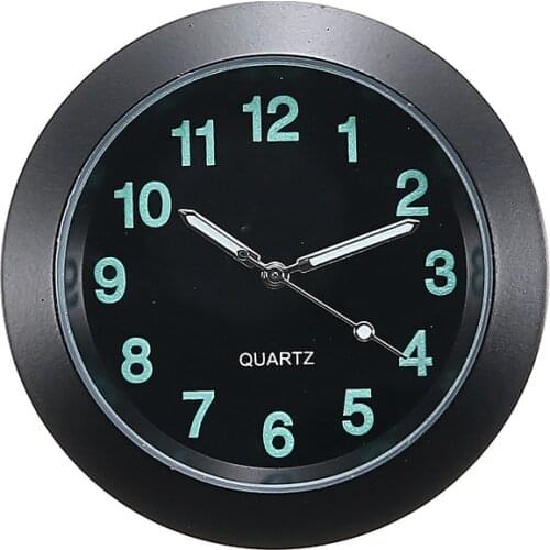 For Car Interior Decoration 1pc Mini Car Luminous Auto Air Vent Clip Clock Interior Quartz Analog Watch Decor With Clip Mayitr