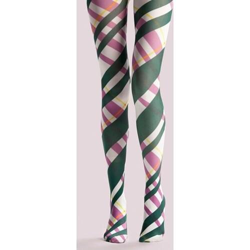 VP Unique stockings green stripe pattern Tights High-quality Silk stockings 1 order=1pc
