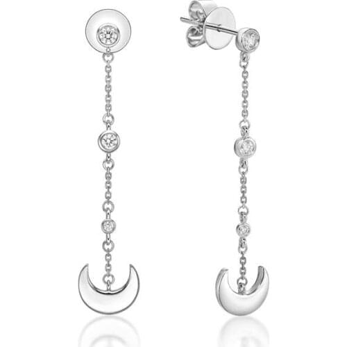 Japanese Anime Sailor 925 Sterling Silver Drop Earrings Earstud Women Ear Ring Jewelry Couple Birthday Gifts Ear Studs