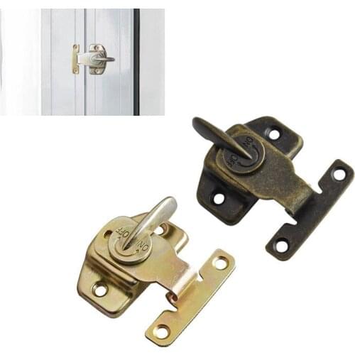 Security door toggle latch child safety sliding window lock Hasp Dining table Furniture Connection Buckle fastener Hardware