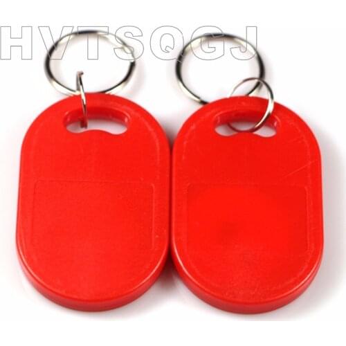 100pcs IC+ID Dual Chip RFID Key Fobs 125kHz+13.56MHz