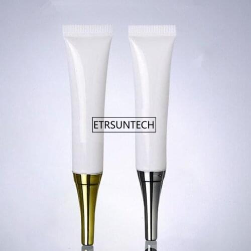 200pcs 15ml white Empty eye cream tube soft tubes mildy wash, butter or hand cream hose cosmetic container F3831