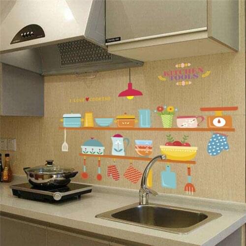 3d vivid kitchen decoration quotes wall stickers home decor diy vinyl art room mural posters adesivos de paredes