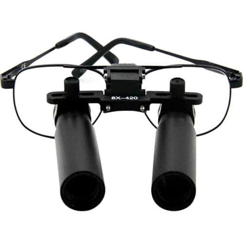 8X Times High Magnification Surgical Loupes Dentist Doctor Operation Medical Magnifying Dental Magnifier Surgery Watchmaker Tool