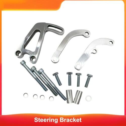 Aluminum Power Steering LWP Chevy Small Block Polished Power Steering Bracket auto product For LWP Chevy