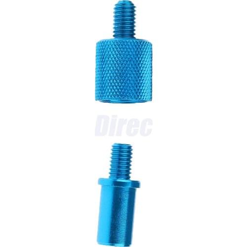 Aluminium alloy 8mm Fishing Rod Pod Connector Net Head Adapter Quick Release Adapter Connector Refit Parts