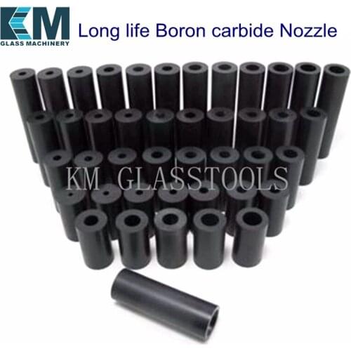 Free Shipping! Long life Boron carbide Nozzle for Glass Sand blasting machine.Length:35MM/45MM/60MM/80MM