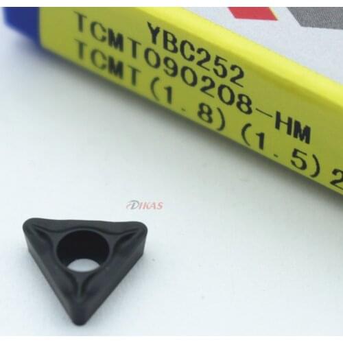 Free shipping TCMT090208 HM YBC252 Internal Turning Tools Carbide inserts Cutting Tool CNC Tools Lathe tools Lathe cutter