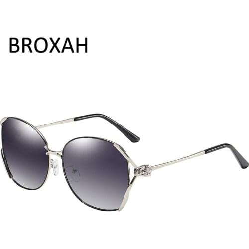 Женские солнцезащитные зеркальные очки BROXAH China At AliExpress