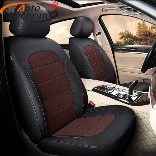 Perforated Genuine Leather & PVC Leather Cover Seat for BMW X5 Series Seat Covers Accessories Leather Car Cushion Seat Protector