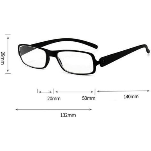 CLARA VIDA 2021 New 2 Pieces !!!Ultra-light TR90 Screwless Reading Glasses Ultra Light Women Men +1.0 +1.5 +2.0 To +4.0