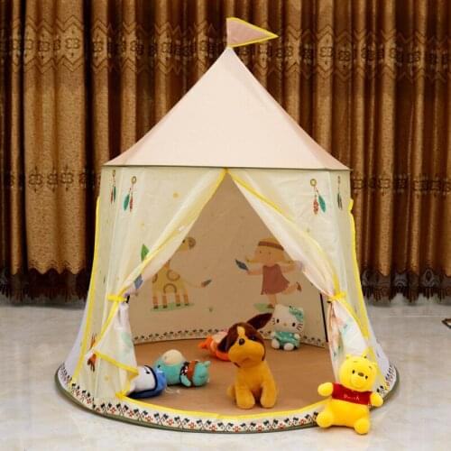 Kids Play Tent Dome Tent House Princess Castle Game Bed Kids Indoor Play House Indian Style Room Tent Playground