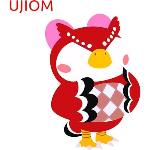 UJIOM Bird Home Decoration Living Room Decor Wall Stickers Moisture Proof Funny Bathroom Toilet Decor Poster Wall Decal