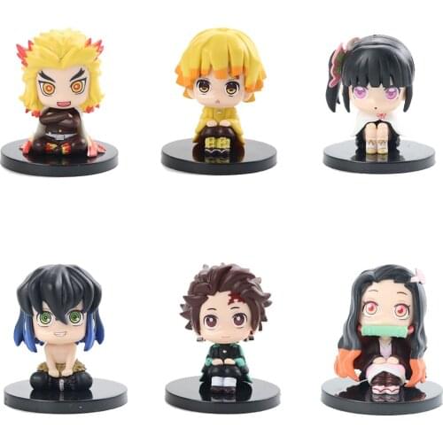 Anime Demon Slayer Figure Kimetsu No Yaiba Action Figures Model Kamado Tanjirou Collection Figurine Cartoon Kids Toy Kawaii Gift