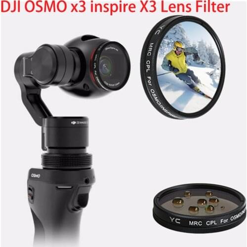 DJI OSMO MCUV CPL ND4 ND8 ND16 ND32 ND64 Lens Filter & kit filter accessories For DJI OSMO Gimbal Inspire 1 Zenmuse X3