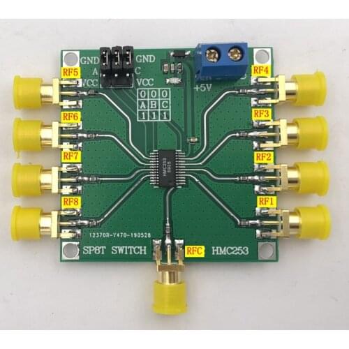 HMC253 DC-2.5 GHz RF single-pole eight-throw switch RF switch Antenna selection Channel selection