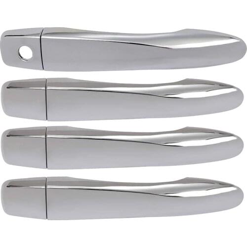 Chrome Exterior Door Handles Cover Front Rear Left Right for Nissan Qashqai 2014-2017 Accessories