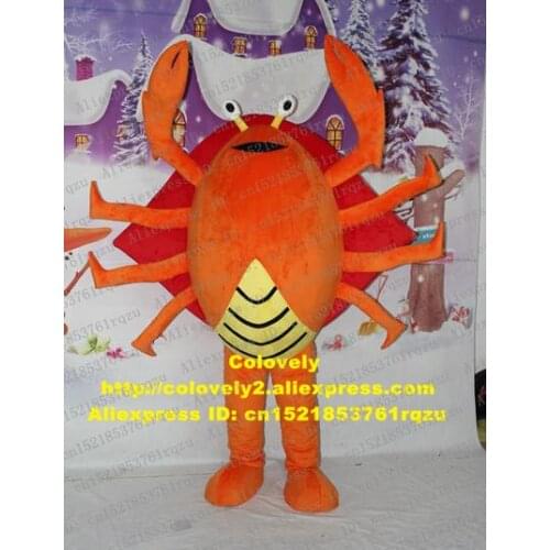 Captain Eugene H. Armor Abs Krabs Mr. Krabs Crab Granchio Mascot Costume Adult Big Party Movie Props zz6444