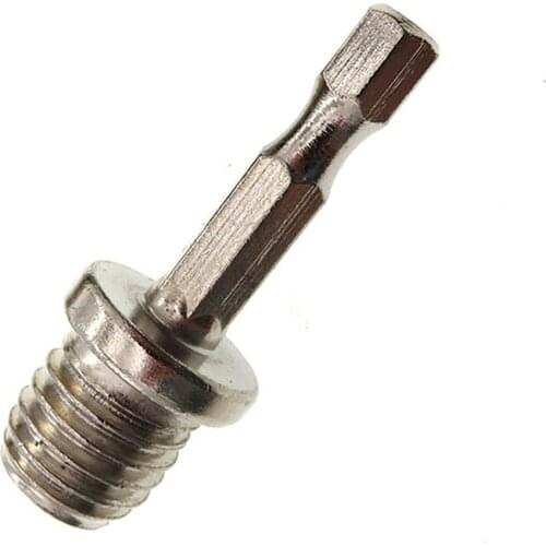 New M14 Power Tool Accessories Self-adhesive Disc Polishing Connecting Rod Hexagonal Electric Drill Adapter Marble Drilling Bit