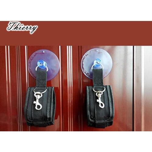 Thierry New brand Vacuum suction cup Handcuffs For tame slave Bondage Sex Toys For couples Erotic Products For Adults Games