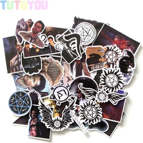 PC14 37pcs/set TV Show Stickers Decal For for Guitar Laptop Luggage Car Fridge Graffiti Decal Sticker