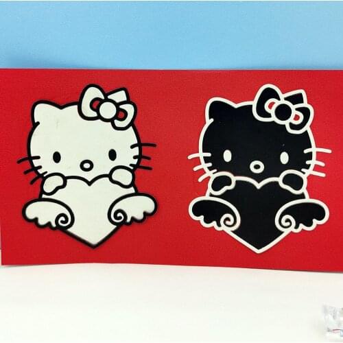 Lovely Cat Cutting Dies Scrapbooking DIY Cut Die Mold Album Card Decorative Crafts Embossing Folder Clear Stamps And Dies