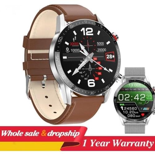 L13 Smart Watches Men IP68 Waterproof ECG PPG Bluetooth Call Blood Pressure Heart Rate Fitness Tracker Sports Smartwatch 2021