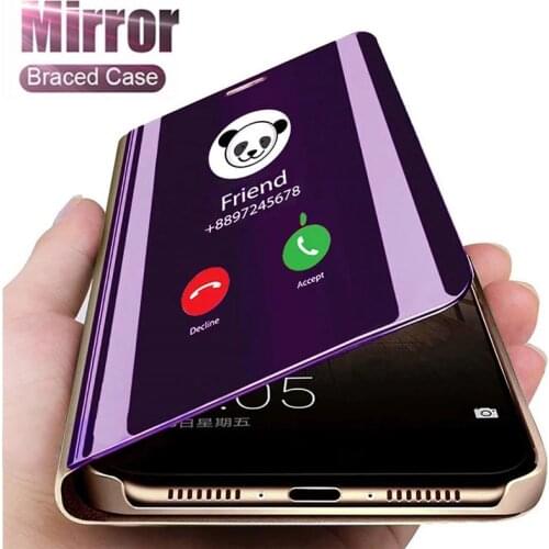 Smart Mirror Phone Case For Xiaomi Redmi K30S Note 9s 8 7 K20 Pro 8T 7A 4X 8A 5 Mi 10T Note 10 Lite Poco F2 Pro X3 NFC Cover