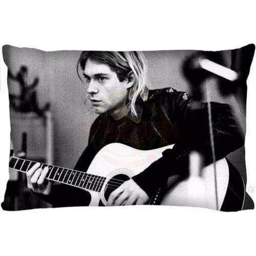 Hot Sale Best Nice Kurt Cobain Rectangle Pillowcases zipper Custom Pillow Case