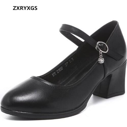 2021 New Cheongsam Catwalk Women High Heel Shoes Black Genuine Leather Shoes Fashion All-match Women Shoes Shoes Size 33-42