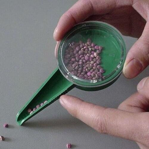 1-50pcs Garden Seeder Gardening Hand Held Flower Plant Grass Seeder Flower Plant Vegetable Adjustable Seeds Spreader