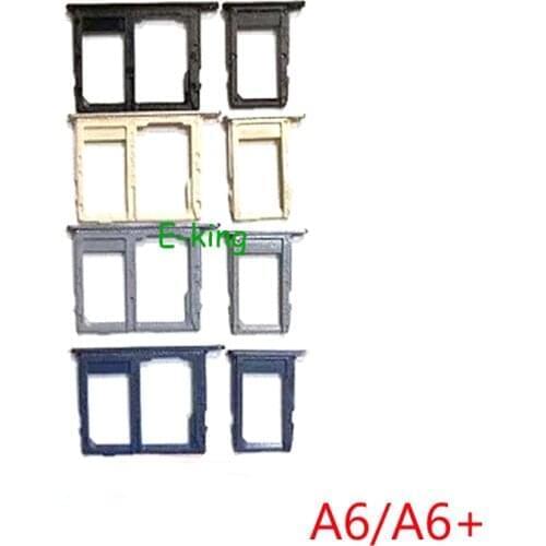 10PCS For Samsung Galaxy A6 A6+ Plus 2018 Sim Card Slot Tray Holder Sim Card Reader Socket